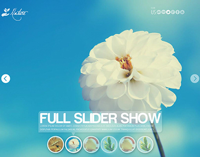 Full Silider Bootstrap 3 - PSD Template