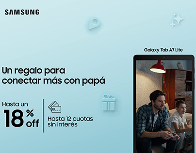 Samsung - Tab-A7 - Campaña RRSS Día del Padre