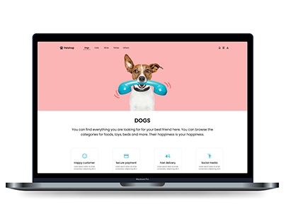 Petshop Website Design
