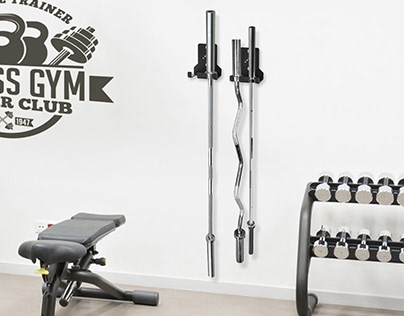 Amazon Product Listing Image: Double Barbell Storage