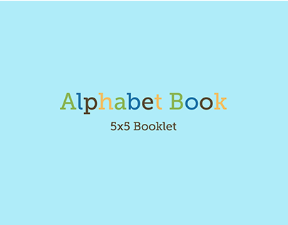 Alphabet Book - 5x5 Booklet