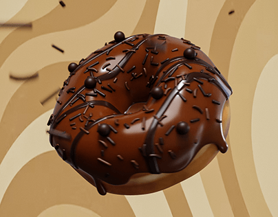 Donut 3D Animation