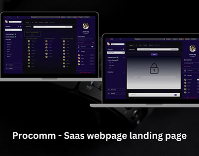 Procomm - A Saas website