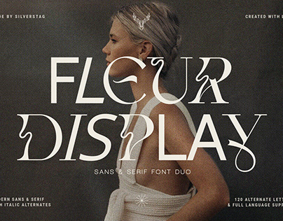 Fleur Display - Sans/Serif Font Duo