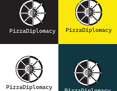 PizzaDiplomacy Logo Design Timeless
