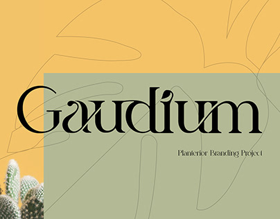 Planterior branding gaudium