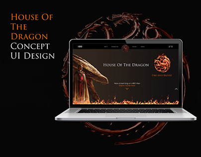 House Of The Dragon Concept UI Design