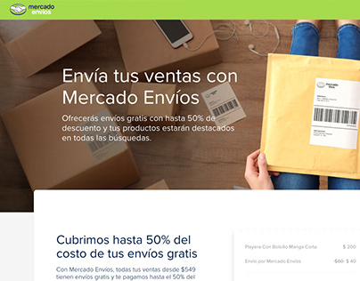 LANDING PAGE - Mercado Envíos MX