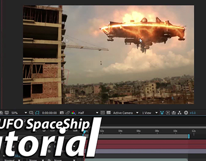 After Effects Tutorial | UFO SpaceShip