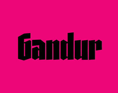 Typeface Gandur