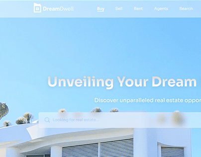 Real Estate Website (Homepage Design)