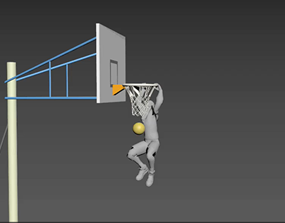 Basketball Slam Dunk 3D Animation