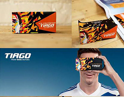 Virtual Reality Paperglass for TATA-Tiago" Ad campaign