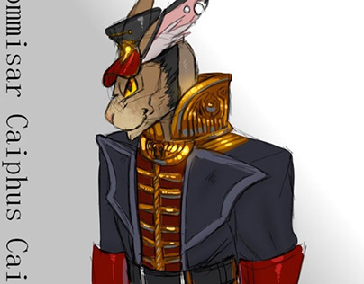Commissar cain as a hare