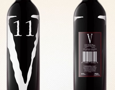 Eleven5 Wine Bottle Mockup