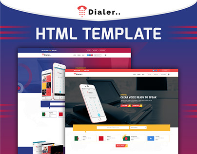 Dialer - VoIP Mobile Calling Apps HTML Templates