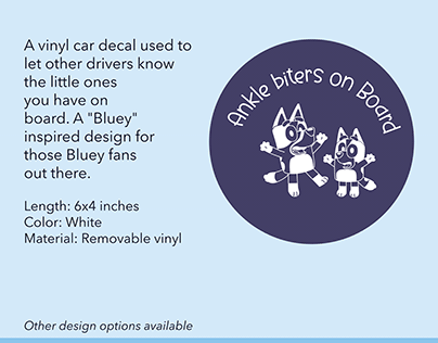 Baby on Board Decal Design