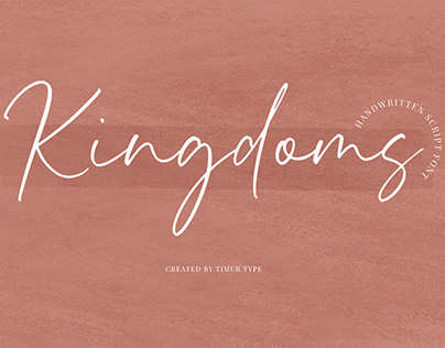 Kingdoms Handwritten Font
