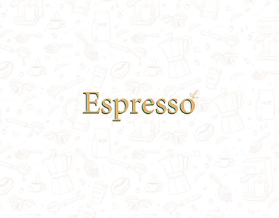Espresso Café shop- Brand identity design