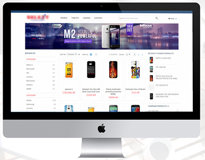 Magento E-commerce webdesign