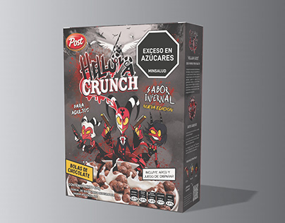 Helluva Crunch - Diseño caja de cereales