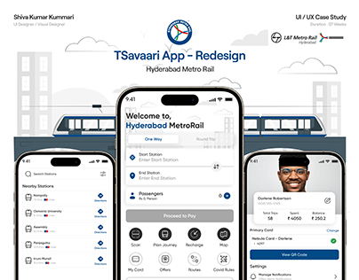 TSavaari App - Redesign | UI/UX Case Study