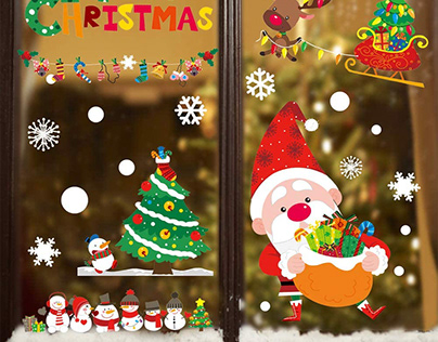 CCINEE Christmas Window Clings Sticker (B08CDPNRX4)