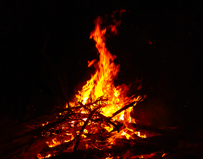 Nature Campfire Temperature Photography
