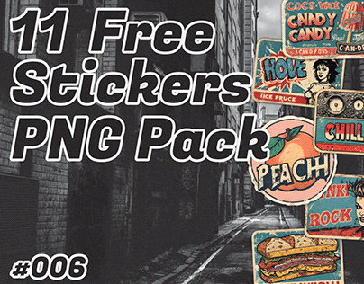 11 free sticker png pack #006