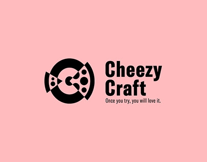 Modern Logo- Cheezy Craft Logo Design