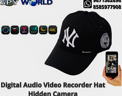 Spy Camera in Cap Digital Audio Video Recorder