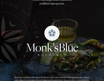 Monk's Blue #branddesign