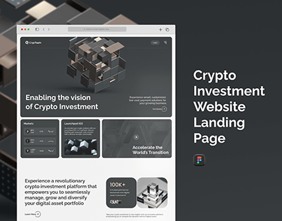 Crypto Investment Landing Page | UI UX