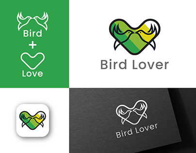 Bird Love Logo Icon (For Sale)