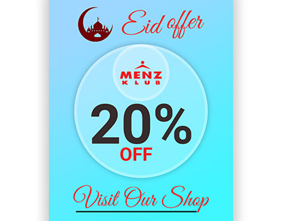 Eid banner for menz klub