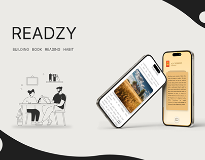 ReadZy - UX/UI project promoting book reading habit.