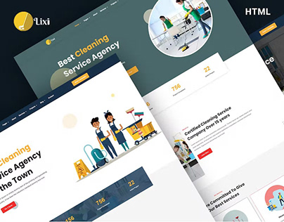 Lixi - Cleaning Service Company HTML Template