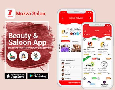 Mozza Salon - Beauty & Saloon App