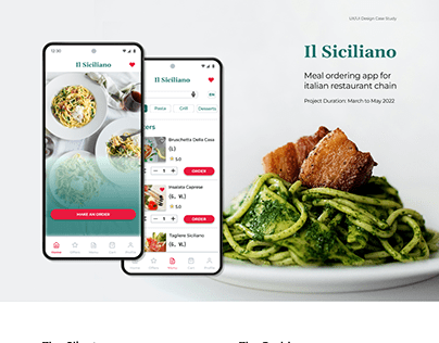 Il Siciliano Restaurant's Meal Ordering App