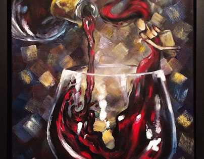 Wine paintings