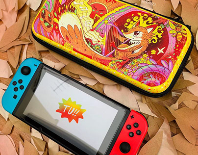 Customized Nintendo Switch case design