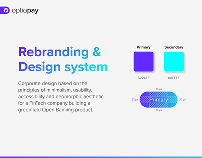 Rebranding & Design System for Optiopay