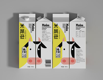 米蒂亚乳酸菌饮品包装设计