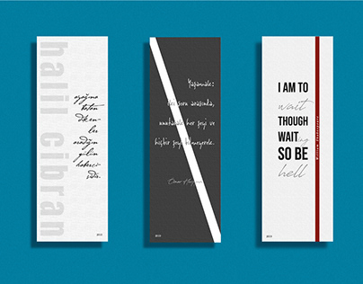 Kitap Ayracı Tasarımı / Bookmark Design