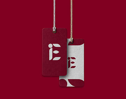 I letter Logo design and branding for a fashion brand.