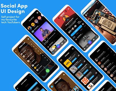 Social App UI Design (Self Project)