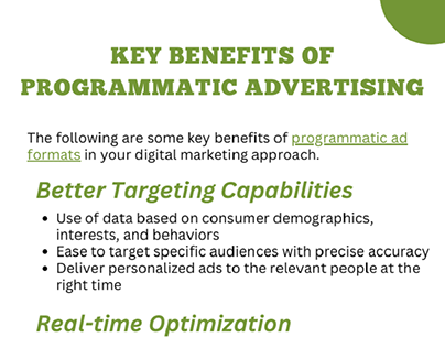 Key Benefits of Programmatic Advertising