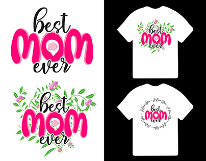 Mother's day t shirt design, Woman day, Love you mom