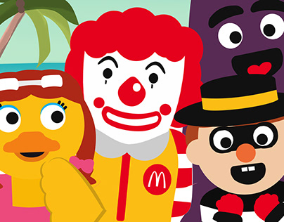 MCDO with his friends I Illustration