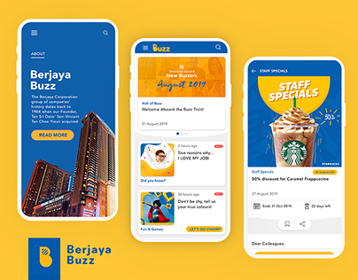 Berjaya Buzz! app | UI / UX